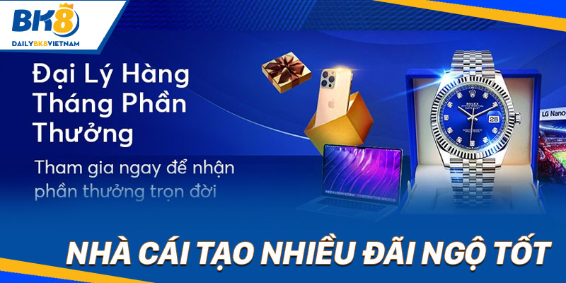 Nhà cái tạo nhiều đãi ngộ tốt