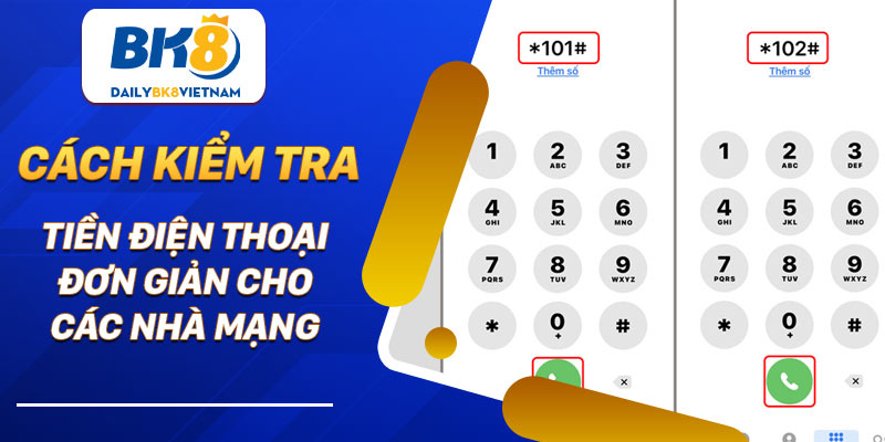 Cách kiểm tra tiền điện thoại đơn giản cho các nhà mạng