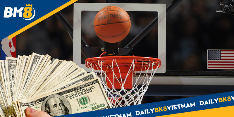 Tính tiền khi chơi cá cược bóng rổ tại BK8