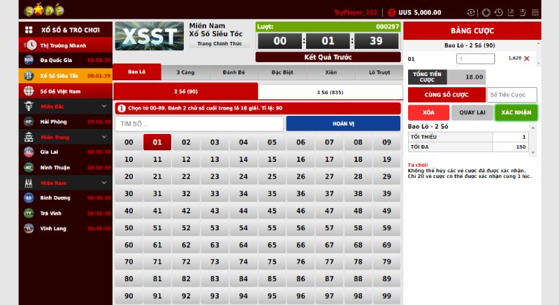 Số đề là gì? Hướng dẫn cách chơi game xổ số thả ga Có nhiều cách chơi Số đề trực tuyến