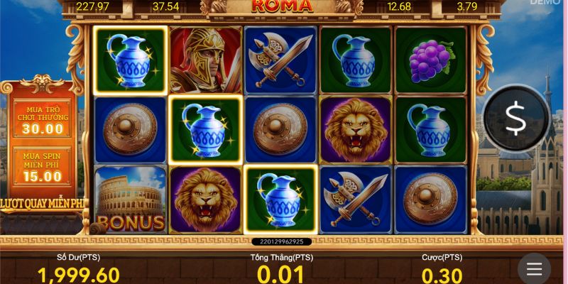 Đấu trường La Mã - Game nổ hũ đỉnh cao từ Nextspin Nổ hũ Đấu trường La Mã được yêu thích