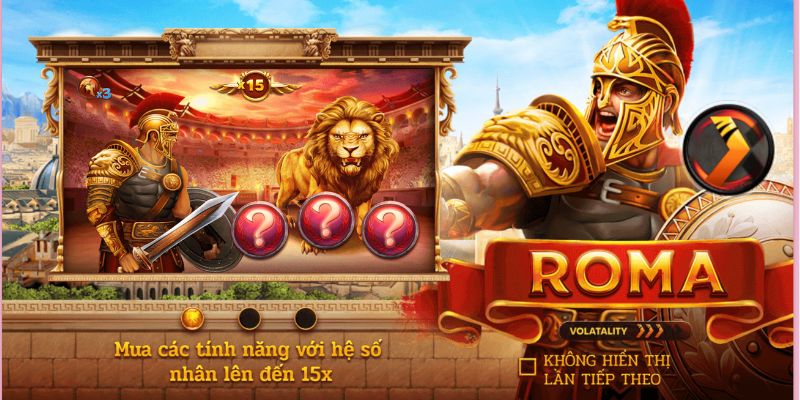 Đấu trường La Mã - Game nổ hũ đỉnh cao từ Nextspin Trải nghiệm game phụ trò chơi thưởng tại đấu trường Roma