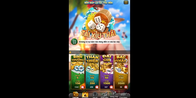 Thai Hi Lo - Thử vận may với những viên xí ngầu đầy màu sắc Diễn biến ván game cơ bản