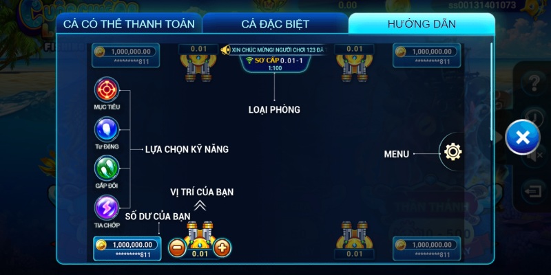 Đại Chiến Bắn Cá - Game săn cá nổi bật trên thị trường Tính năng bắn cá mới mẻ